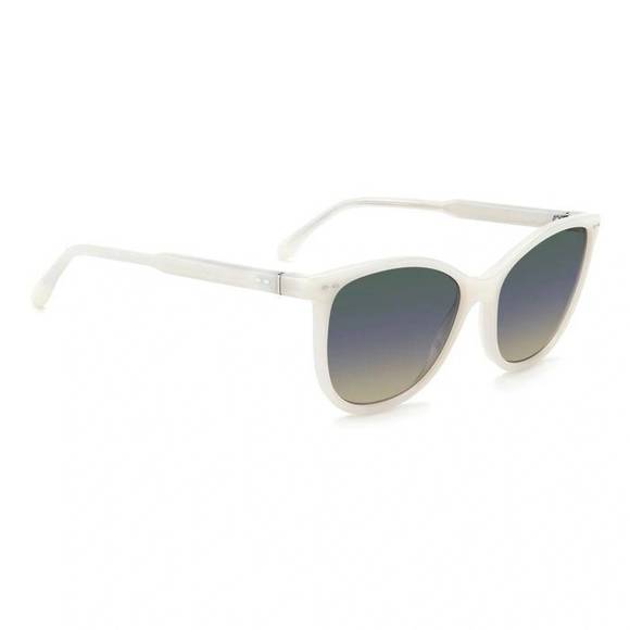 NEW ISABEL MARANT women's rectangular sunglasses in ivory - Picture 3 of 4